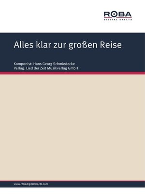 cover image of Alles klar zur großen Reise